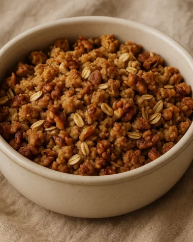 crumble-avoine-noix-petit-dejeuner-sain