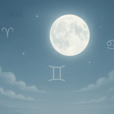 Pleine lune du 5 décembre 2025 dans le ciel nocturne