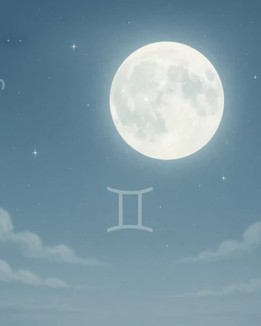 Pleine lune du 5 décembre 2025 dans le ciel nocturne