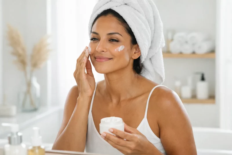 skincare printemps, barrière cutanée, exfoliation, vitamine C, SPF, renouvellement cutané, routine beauté